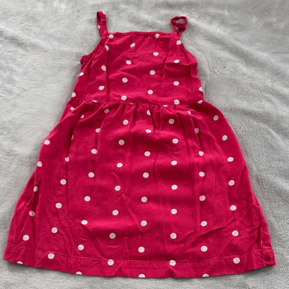 Old Navy Pink Polka Dot Girls Dress